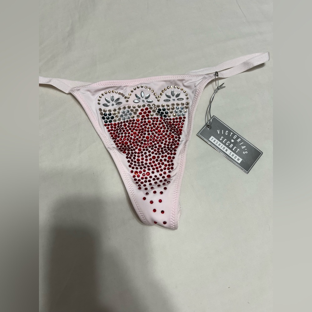 Limited Edition Victoria’s Secret Fashion Show Thong - Swarovski Crystals - NWT